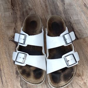 Size 36 white Birkenstock! Gently used.